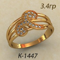К1447 Восковка кольцо