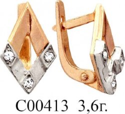 С00413 Восковка серьги