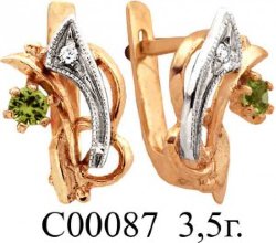С00087 Восковка серьги