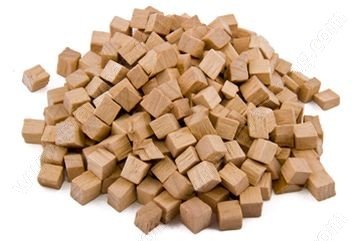 Наполнитель деревянный "Кубик" OTEC 4х4 мм (100 г.)