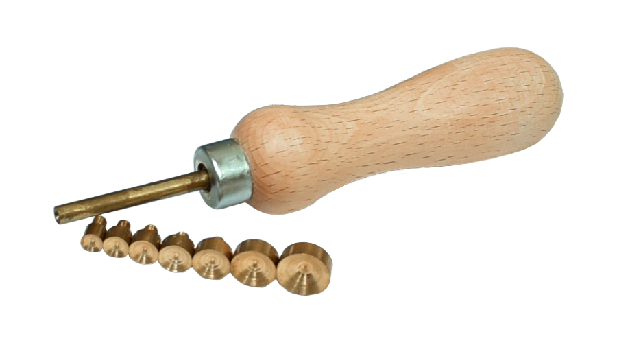 Обжимки для кастов 7 шт с ручкой