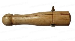 Тиски ручные деревянные средние с барашком L=140 мм