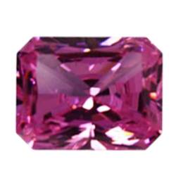 Рубин синтетический октагон (#5) 20х15