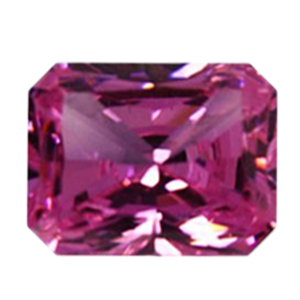 Рубин синтетический октагон (#5) 20х15