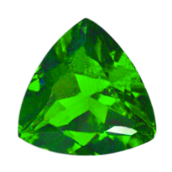 Фианит зеленый триллион (2) 8х8х8