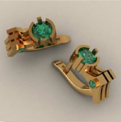 С00753 Восковка серьги