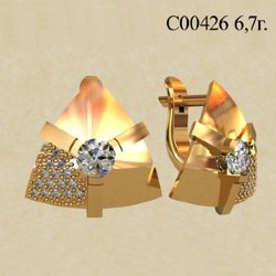 С00426 Восковка серьги