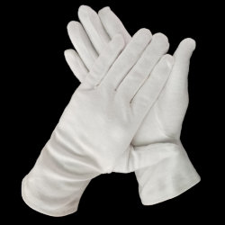 Перчатки для торговли микрофибра (L)