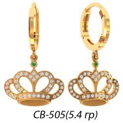 СВ-505 Восковка серьги