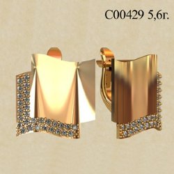 С00429 Восковка серьги
