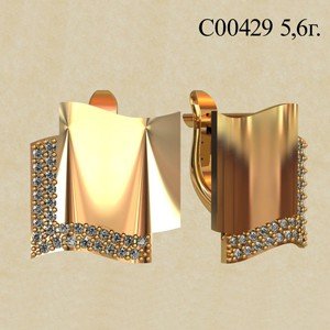 С00429 Восковка серьги
