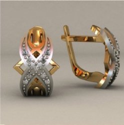 С00857 Восковка серьги