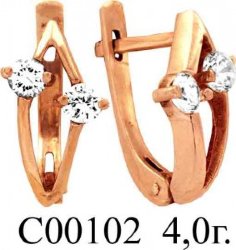 С00102 Восковка серьги