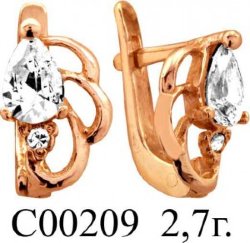 С00209 Восковка серьги