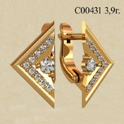 С00431 Восковка серьги