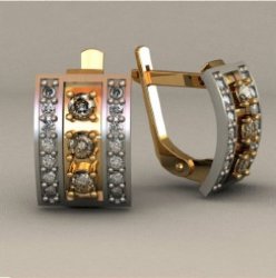 С00859 Восковка серьги
