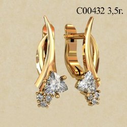 С00432 Восковка серьги