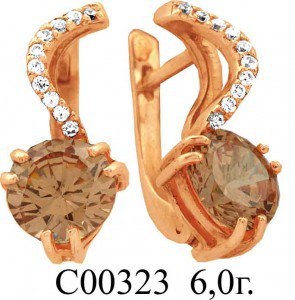 С00323 Восковка серьги