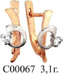 С00067 Восковка серьги