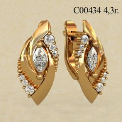 С00434 Восковка серьги
