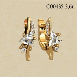 С00435 Восковка серьги