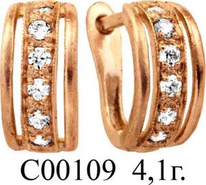 С00109 Восковка серьги