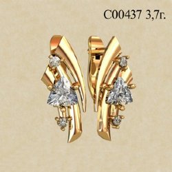 С00437 Восковка серьги