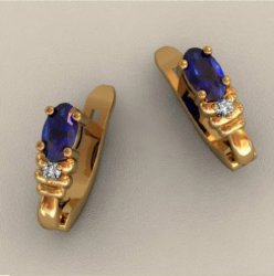 С00767 Восковка серьги