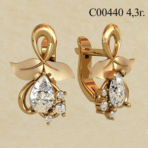 С00440 Восковка серьги