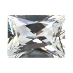 Фианит бесцветный багет 5х3