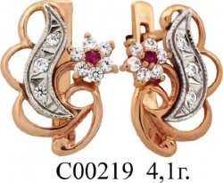 С00219 Восковка серьги