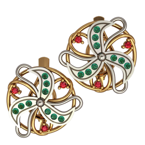 40387 Восковка серьги