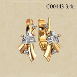 С00443 Восковка серьги