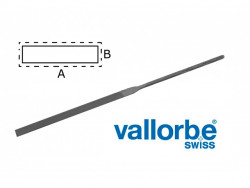 Надфиль плоский Vallorbe LA2401 180 мм №1