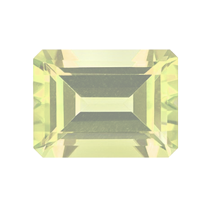 Фианит перидот октагон 8х6