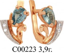 С00223 Восковка серьги