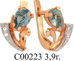 С00223 Восковка серьги