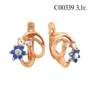 С00339 Восковка серьги