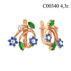 С00340 Восковка серьги