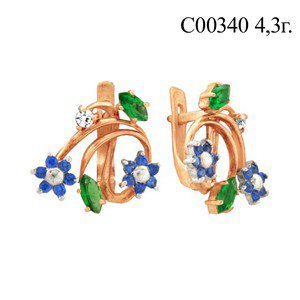 С00340 Восковка серьги