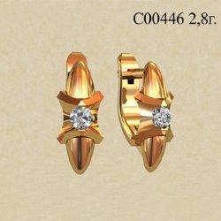 С00446 Восковка серьги