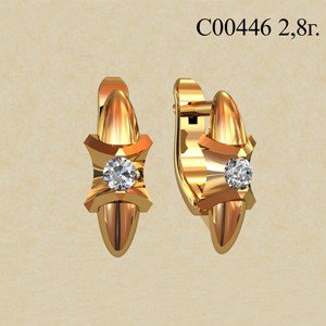 С00446 Восковка серьги