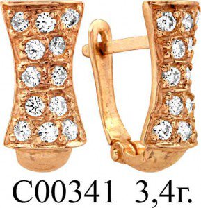 С00341 Восковка серьги