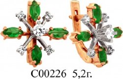 С00226 Восковка серьги