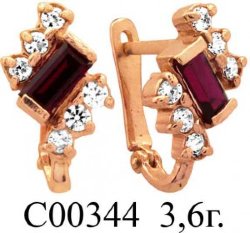 С00344 Восковка серьги