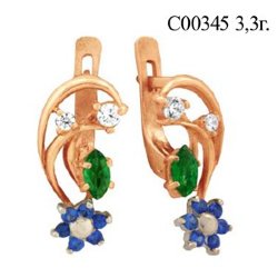 С00345 Восковка серьги