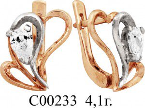 С00233 Восковка серьги
