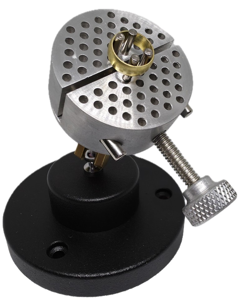 Тиски для гравировки настольные d-50 мм на подставке