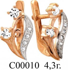 С00010 Восковка серьги
