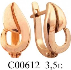 С00612 Восковка серьги
